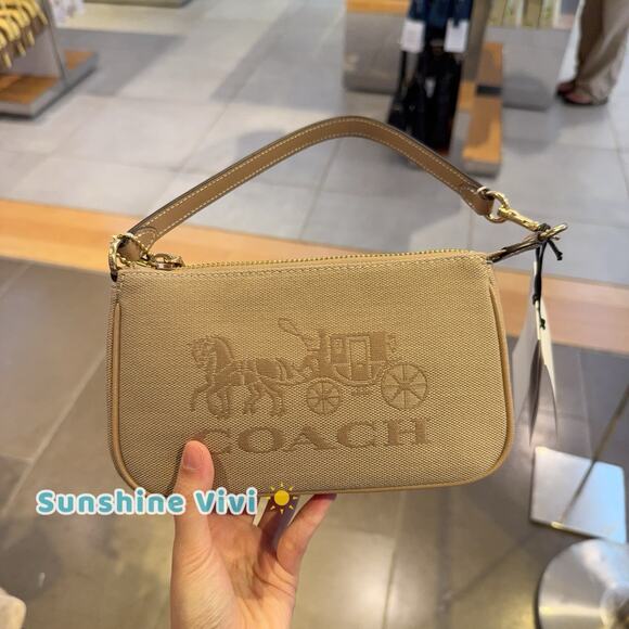 NWT Coach Nolita 19 With Horse And Carriage Im/Dark Natural Multi CAQ18